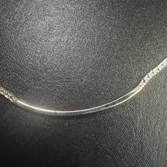 VTG Monet silver tone choker bar necklace - Picture 6 of 6